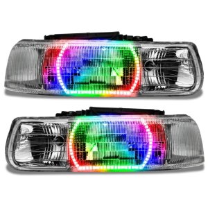 GMC Yukon Headlight Assemblies - ORACLE Lighting - ColorSHIFT w/ BC1 Controller - `00-`06
